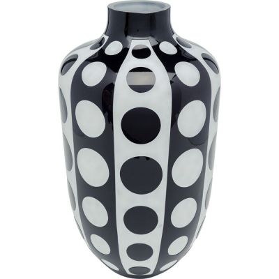 Ваза KARE DESIGN Brillar, 45 см, (чорно-білий) 53187 в Киеве купить kare-design мебель свет декор