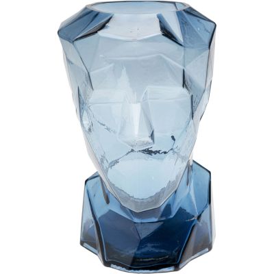 Ваза Prisma Face Blue 30cm 56187 в Киеве купить kare-design мебель свет декор