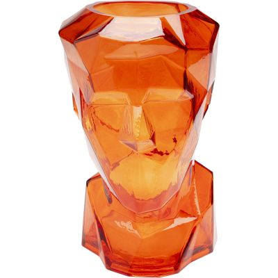 Ваза Prisma Face Orange 30cm 56403 в Киеве купить kare-design мебель свет декор