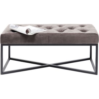 Банкетка KARE DESIGN Crossover Grey Black, 90 см, (сірий) 84089 в Киеве купить kare-design мебель свет декор