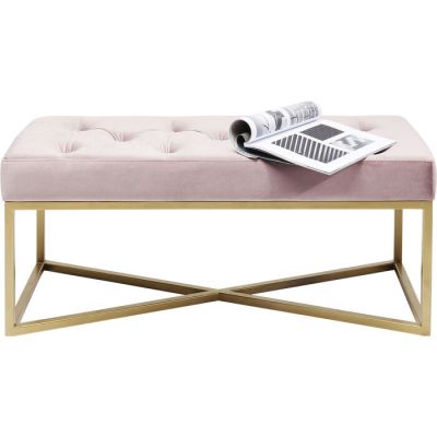 Банкетка KARE DESIGN Crossover Rose Brass, 90 см, (рожевий) 84087 в Киеве купить kare-design мебель свет декор