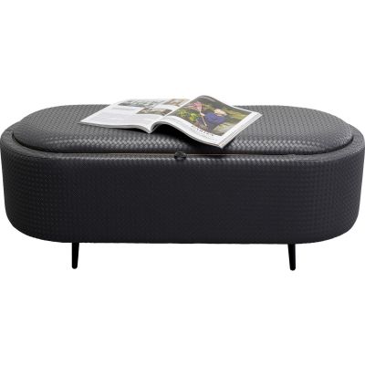 Банкетка Venezia Storage Black 100cm 87700 у Києві купити kare-design меблі світло декор