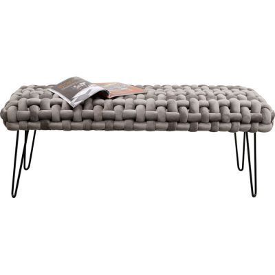 Банкетка Weave Grey, 128 см, (сірий) 87995 в Киеве купить kare-design мебель свет декор