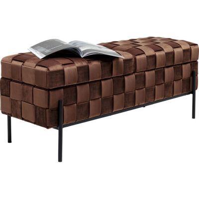 Банкетка KARE DESIGN Weave Mocca, 121 см, (коричневий) 70931 у Києві купити kare-design меблі світло декор