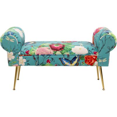 Банкетка Wing Flower Fever Blue 100 см, (блакитний) 71151 у Києві купити kare-design меблі світло декор