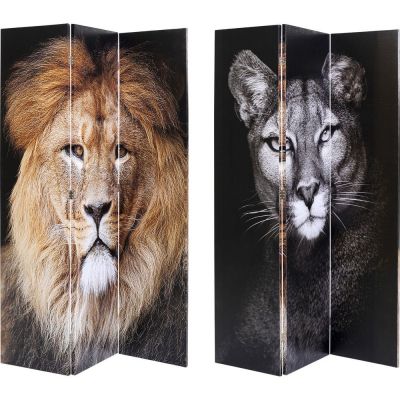 Ширма King Lion vs Cat Girl 120x180cm 85915 в Киеве купить kare-design мебель свет декор