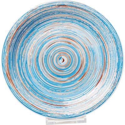 Тарілка Swirl Blue d:27см 39591 у Києві купити kare-design меблі світло декор