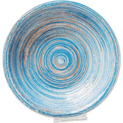 Тарелка Deep Swirl Blue d:21cm 39594 в Киеве купить kare-design мебель свет декор