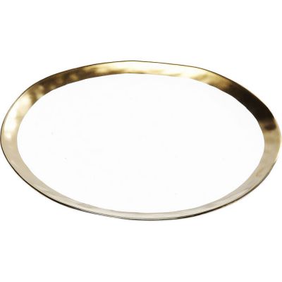 Тарілка KARE DESIGN Bell, d:31, (біло-золотий) 60500 у Києві купити kare-design меблі світло декор