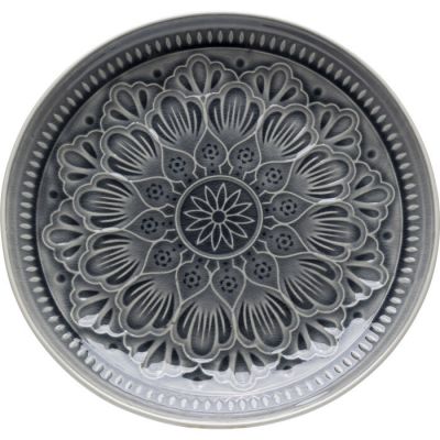 Тарілка KARE DESIGN Sicilia Mandala Grey, d:27, (сірий) 53191 у Києві купити kare-design меблі світло декор