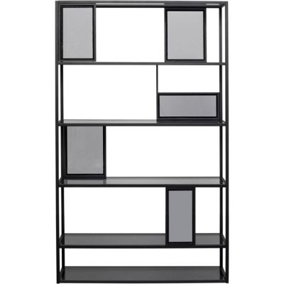 Стелаж KARE DESIGN Skyler Smoke, 115x195 см, (чорний) 87821 у Києві купити kare-design меблі світло декор